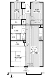 アルタイル平和台の物件間取画像